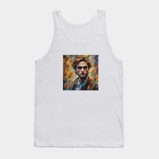 Portrait of Robert Pattinson Tank Top